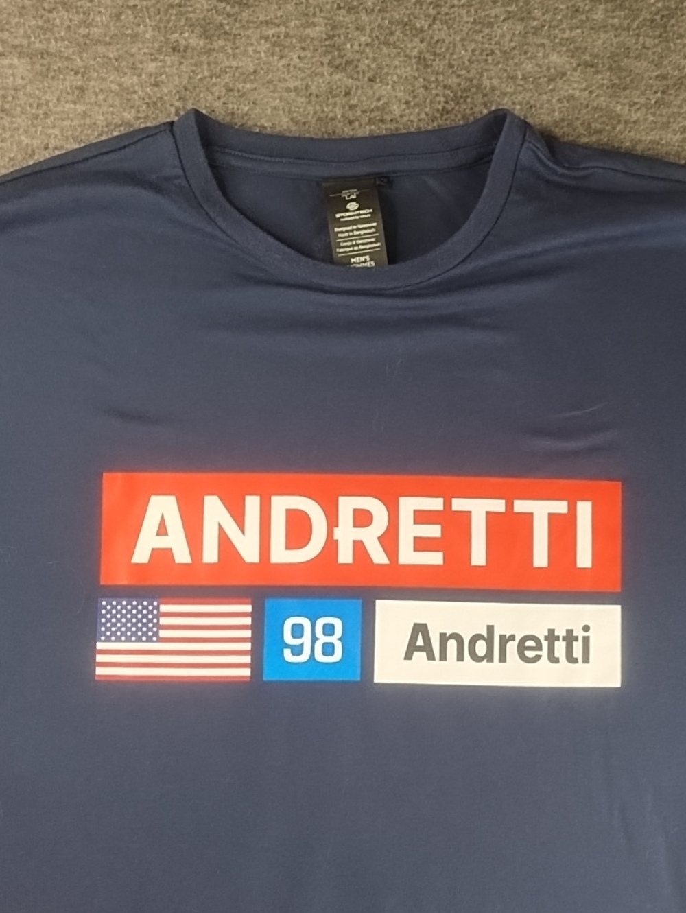 Men’s Navy Short-Sleeve Graphic Tee